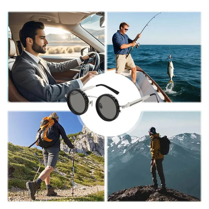 Round Steampunk Sunglasses