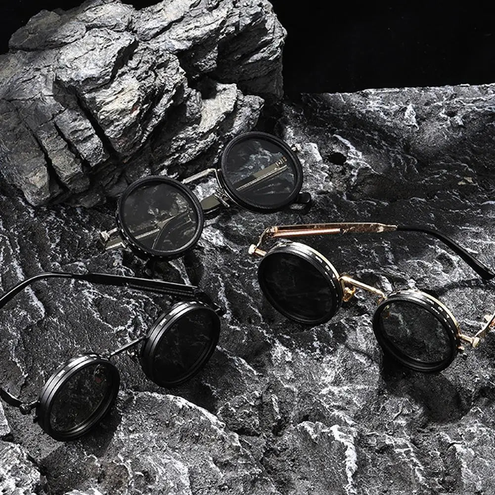 Round Steampunk Sunglasses